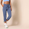 AMAZON ESSENTIALS WOMEN'S ACTIVE PERFORMANCE STRETCH WOVEN JOGGER PANT - BLUE New