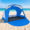 ETTO BEACH TENT PORTABLE SUN SHELTER FOR 2/3/4/6-8 PERSON E002 - BLUE