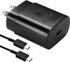 SAMSUNG 25W USB-C SUPER FAST CHARGING WALL CHARGER EP-TA800XBEGUS - BLACK