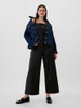 502205 GAP WOMEN'S SQUARENECK JUMPSUIT SIZE: WOMEN XL - BLACK New