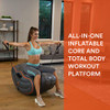New Image Unisex FITT CURVE Inflatable Total Workout System w/ Resistance Bands New