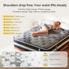 Queen14 Medium Soft Premium Hybrid Mattress 7-Zone Coil System High-Density Foam New