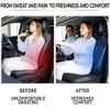 ZONETECH Zone Tech Cooling Car Seat Cushion - Black New