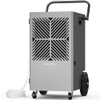 KESNOS 155 PINTS COMMERCIAL DEHUMIDIFIER WITH PUMP & 24-HOUR TIMER DP602A - GRAY