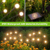 URAGO SOLAR POWERED FIREFLY LIGHTS 8 LEDS 4 Pack,32 LEDs XLTD-730 - BLACK