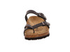 0071791 BIRKENSTOCK MAYARI OILY LEATHER WOMEN'S FLIP FLOPS SIZE 6-6.5 BLACK New
