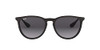 RAY-BAN RB4171 ERIKA ROUND - RUBBER BLACK/LIGHT GREY GRADIENT DARK GREY - 54 mm