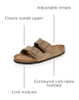 0951301 Birkenstock Arizona Soft Footbed Suede Sandals Men's Size 10 Tan Taupe New