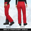 ARCTIX WOMEN'S INSULATED SNOW PANTS SIZE WOMEN X-LARGE/33" INSEAM - VINTAGE RED New