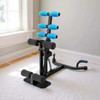 MERACH DEEP SQUAT WORKOUT MACHINE ADJUSTABLE GLUTES TRAINER - BLACK/BLUE