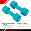JFIT DUMBBELL PAIRS OR SETS – NEOPRENE & VINYL WEIGHTS - DUMBBELL PAIR 7LB