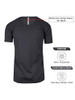Galaxy by Harvic Men's Moisture-Wicking Wrinkle Free Performance Tee WHITE S New