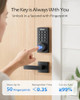 PHILIPS WIFI KEYPAD DOOR LOCK HANDLE APP REMOTE CONTROL DDL242X-1HW-L - BLACK
