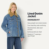 AEWM75322F25 Amazon Essentials Women OverSized Jacket Medium Blue Vintage L New