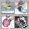 COOK WITH COLOR Mixing Bowls with TPR Lids - 12 Piece Plastic Nesting Bowls Set