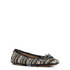 HP00016638 DONALD PLINER WOMEN'S RAYA BALLET LUXURY SIZE 10 BLACK MULTI-RAFFIA New