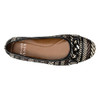 HP00016638 DONALD PLINER WOMEN'S RAYA BALLET LUXURY SIZE 10 BLACK MULTI-RAFFIA New