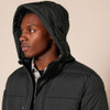 AE2018150 AMAZON ESSENTIALS MEN'S HEAVYWEIGHT HOODED PUFFER COAT SIZE 2XL Black
