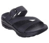 163427 Skechers Women's EASY GOING - SLIDE ON, Casual Sandal, Size 9, Black New