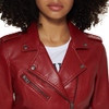 LW7RU613 Ladies Levi's Los Angeles "Classic" Faux Leather Padded Cherry Size 4