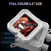 DARKFLASH DV360S ALL-IN-ONE LIQUID CPU COOLER 3.2” LCD SCREEN RESOLUTION WHITE