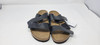 BIRKENSTOCK ARIZONA BS BLACK LEATHER SANDAL - SIZE:MEN 7 WOMEN 9 - ARIZONA BLACK