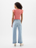 GAP WOMEN'S HIGH RISE WIDE LEG JEANS - SIZE: WOMEN 24 - LIGHT WASH MAIZE