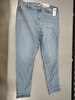 HOLLISTER CALIFORNIA CURVY HIGH-RISE JEAN SIZE: WOMEN 35W X 28L LIGHT WASH New