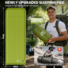 TEKIK SELF INFLATING SLEEPING PAD ULTRA-THICK MEMORY FOAM SLEEPING PAD A/YEL