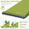 TEKIK SELF INFLATING SLEEPING PAD ULTRA-THICK MEMORY FOAM SLEEPING PAD A/YEL