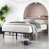 ZINUS SMARTBASE COMPACK MATTRESS FOUNDATION 14 INCH METAL BED FRAME - BLACK