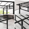 ZINUS SMARTBASE COMPACK MATTRESS FOUNDATION 14 INCH METAL BED FRAME - BLACK