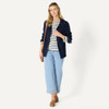 AEWM42486F25 Amazon Essentials Women's 100% Cotton Heavyduty Mariner Stripe XL New