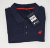 PACIFIC POLO CLUB MEN'S SHORT SLEEVES 3 BUTTONS POLO SHIRT - SIZE: MEN XL - NAVY