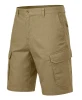 BLU ROCKMEN COTTON FLEX STRETCH CARGO SHORTS, 11" INSEAM - SIZE: MEN 32 - KHAKI New