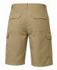 BLU ROCKMEN COTTON FLEX STRETCH CARGO SHORTS, 11" INSEAM - SIZE: MEN 32 - KHAKI New