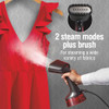 CHI LAVA GARMENT STEAMER, R11610 - RED