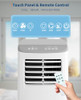 Portable Air Conditioners, 8000 BTU AC Unit with Remote Control Drainage-Free