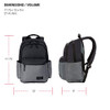 SWISSGEAR 2789 LAPTOP BACKPACK 17.75 INCH - GRAY/BLACK New