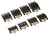 BABYLISSPRO PREMIUM CLIPPER GUARDS, 8 PIECES, 8 SIZES, FXPCG-320 - BLACK New