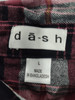 DASH BUTTON UP SHIRT SIZE: MEN L - BURGUNDY BLACK New