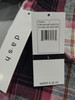 DASH BUTTON UP SHIRT SIZE: MEN L - BURGUNDY BLACK New