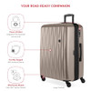 SWISSGEAR 7272 ENERGIE EXPANDABLE HARDSIDE LUGGAGE SPINNER 3-PIECE - LIGHT GOLD New