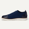 AMAZON ESSENTIALS OXFORD BROGUE KNIT DRESS SNEAKERS FOAM INSOLE SIZE 10.5 NAVY