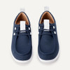 AEMN82375Q226 AMAZON ESSENTIALS MEN CANVAS MOC TOE LOAFER SIZE 9.5 NAVY/WHITE