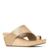 GYER4S8-PGSMBO Donald Pliner Women's Gyer Wedge Sandals, Size 9.5, Pale Gold