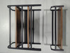 GENERIC SYRUP HOLDER / SPICE RACK - BROWN/BLACK