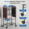 CFMASTER 5 - Tier Power Tool Organizer Cart - 300 lbs Heavy Duty Utility Rack
