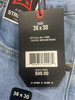 BLU ROCK MEN'S FLEX JEANS, 4 WAY STRETCH - SIZE: 36X30 - MEDIUM WASH New