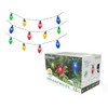 TOUCH OF ECO SOLAR LED STRING LIGHTS 20 FT 12 LEDS TOE325 - MULTI-COLORED New